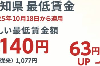 少しトーンダウン（最低賃金）